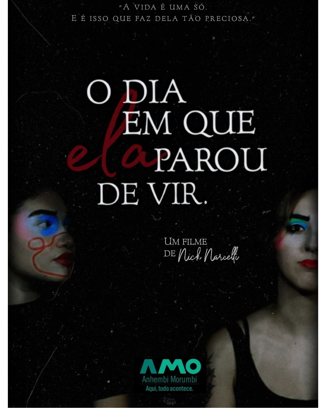 Filme independente LGBTQI+ produzido por alunos do curso de Teatro da AMO