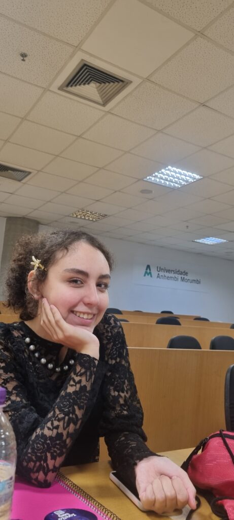 Aluna de Produção Fonográfica na Semana de Música Eletrônica