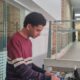 Aluno de Produção Fonográfica na Semana de Música Eletrônica