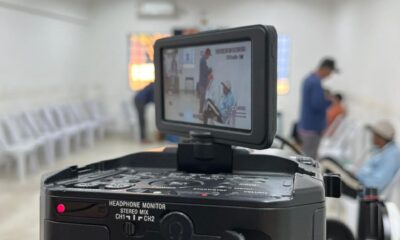 Alunos de RTV no Projeto de Extensão Transformando Vidas Pela Imagem