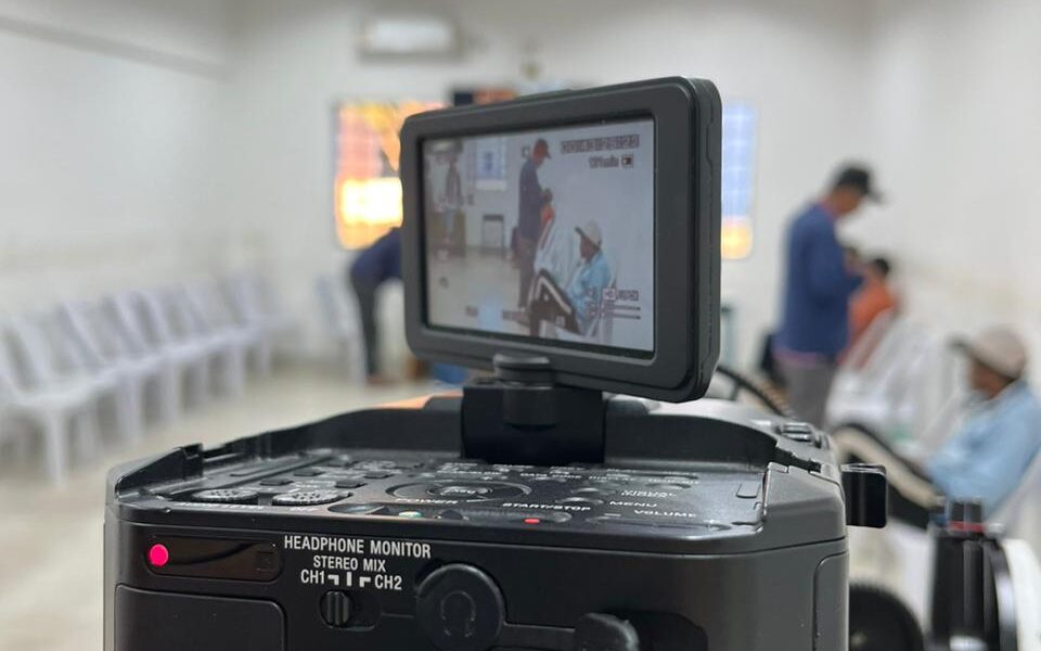 Alunos de RTV no Projeto de Extensão Transformando Vidas Pela Imagem