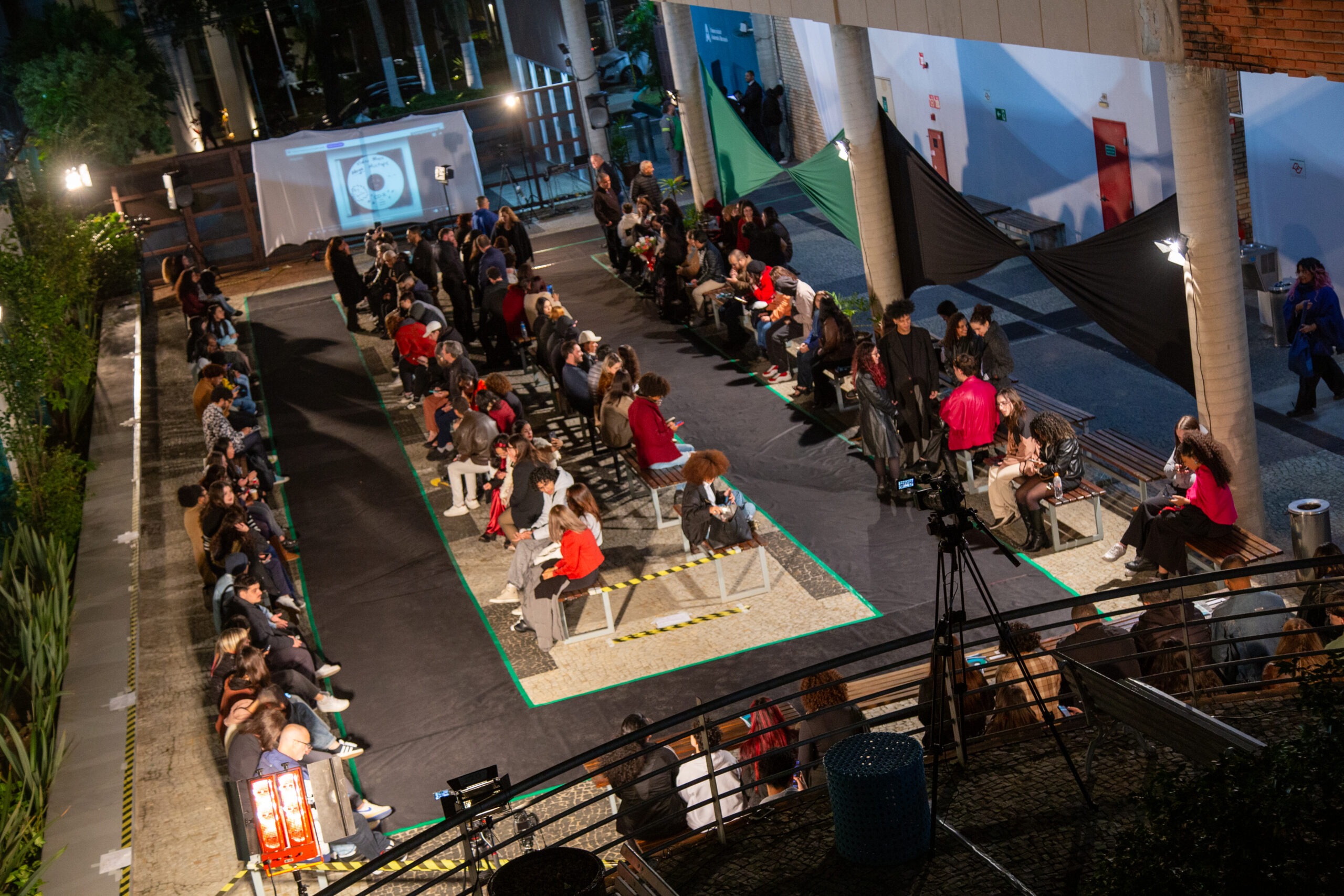 Desfile de moda na Universidade Anhembi Morumbi