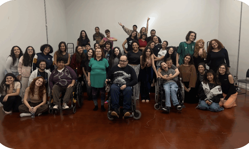 Clube dos Paraplégicos nos cursos de Teatro e Dança