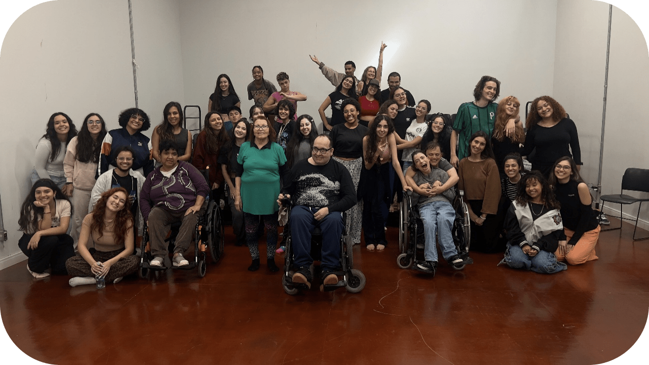 Clube dos Paraplégicos nos cursos de Teatro e Dança