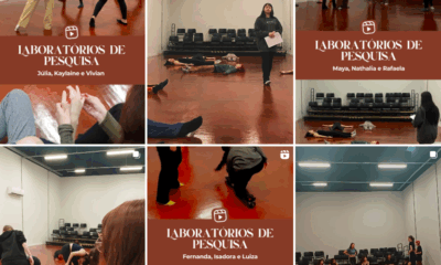 Estudantes do curso de Dança da Universidade Anhembi Morumbi