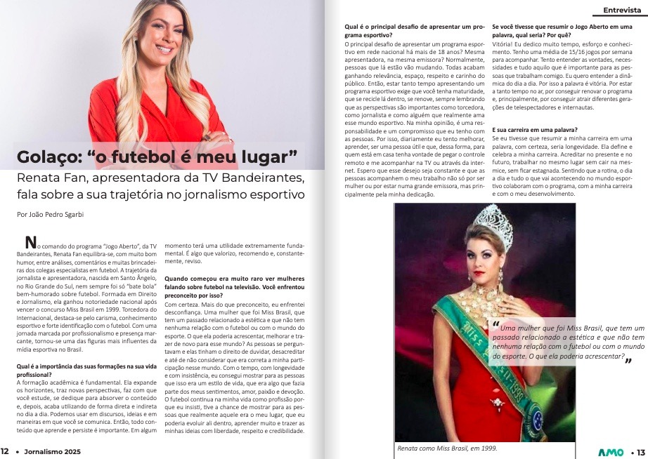 Revista dos alunos de jornalismo