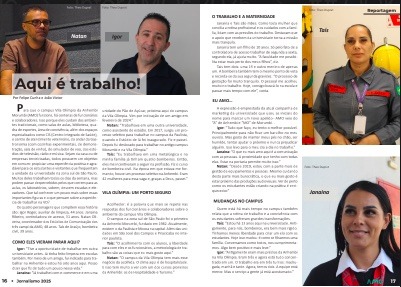 Revista dos alunos de jornalismo