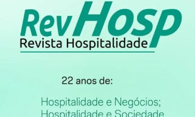 Revista Hospitalidade (RevHosp) tem mais de 20 anos