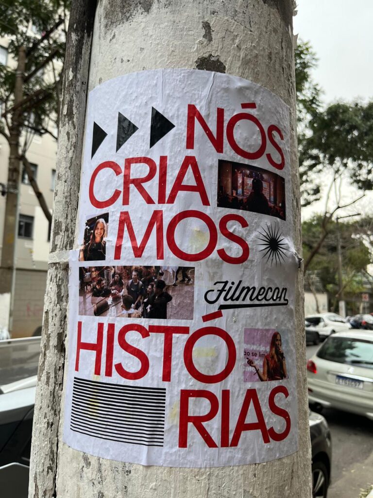 Filmecon 2025 no Teatro Gamaro no campus Mooca da Anhembi. Imagem: Karina Joubert (colaboração para AGCOM)