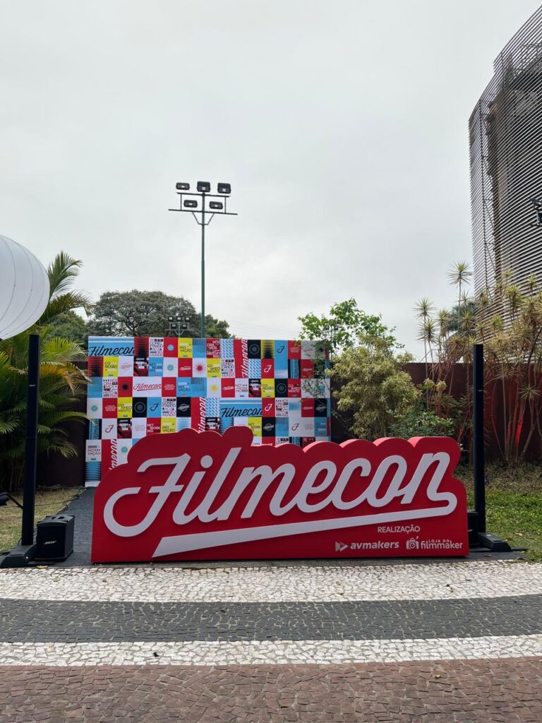Filmecon 2025 no Teatro Gamaro no campus Mooca da Anhembi. Imagem: Karina Joubert (colaboração para AGCOM)
