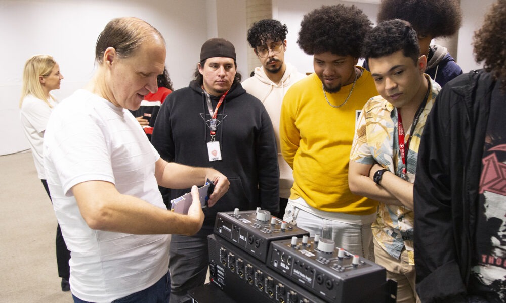 SSL Day e alunos de Produção Musical e Fonográfica